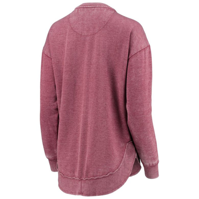 Shop Pressbox Crimson Alabama Crimson Tide Vintage Wash Pullover Sweatshirt