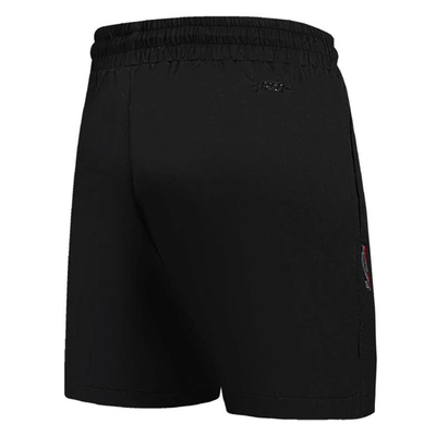 Shop Pro Standard Black Chicago Bulls Script Woven Shorts