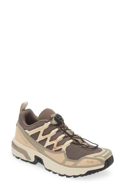 Shop Salomon Acs Og Trail Running Shoe In Falcon/ Shortbread/ Hazelnut