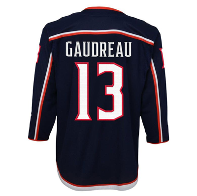 Shop Outerstuff Youth Johnny Gaudreau Navy Columbus Blue Jackets 2022/23 Premier Player Jersey