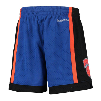 Shop Mitchell & Ness Royal New York Knicks Jump Shot Shorts