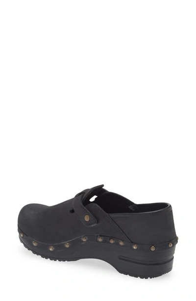 Sanita Ramone Floral Print Clog In Black