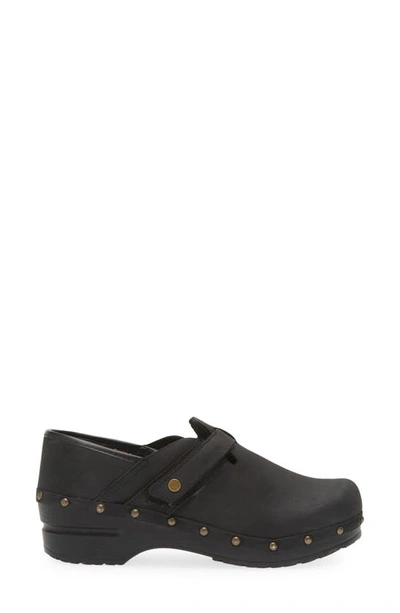 Sanita Ramone Floral Print Clog In Black