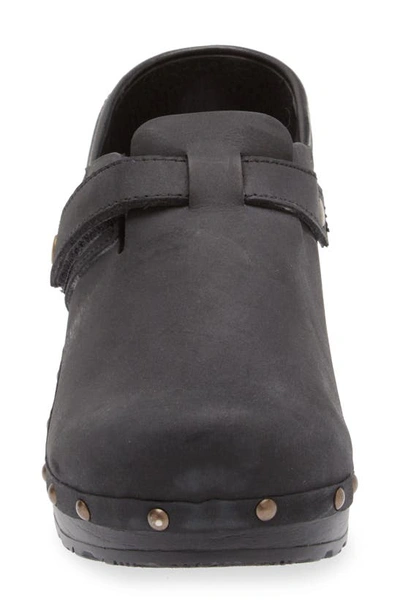 Sanita Ramone Floral Print Clog In Black