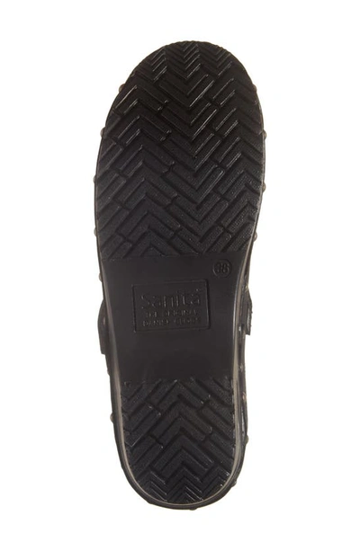 Sanita Ramone Floral Print Clog In Black