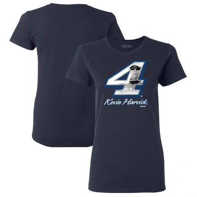 Shop Stewart-haas Racing Team Collection Navy Kevin Harvick Driver T-shirt