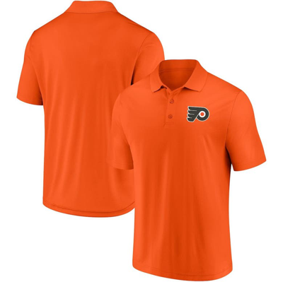 Shop Fanatics Branded Orange Philadelphia Flyers Winning Streak Polo