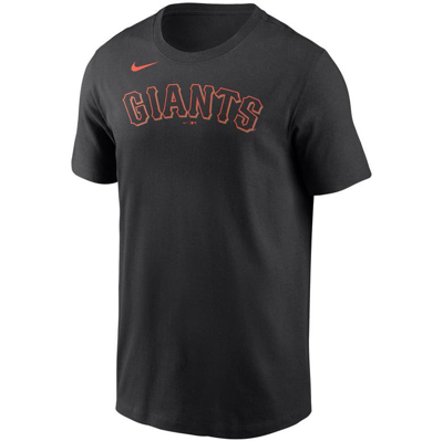 Shop Nike Mike Yastrzemski Black San Francisco Giants Name & Number T-shirt