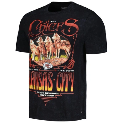 Shop The Wild Collective Unisex  Black Kansas City Chiefs Tour Band T-shirt
