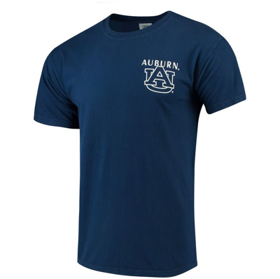 Shop Image One Navy Auburn Tigers Campus Local Comfort Colors T-shirt
