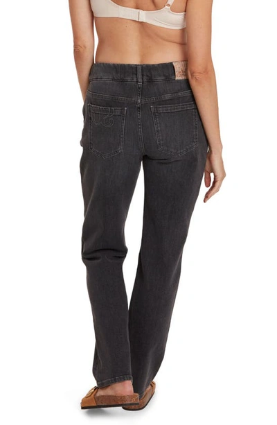 Cache Coeur Carrie Cuffed Maternity Mom Jeans In Grey Used