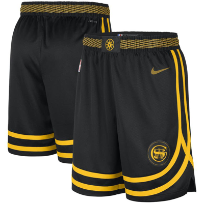 Shop Nike Black Golden State Warriors 2023/24 City Edition Swingman Shorts