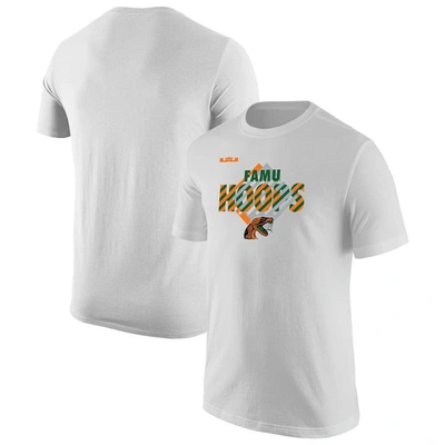 Shop Nike X Lebron James White Florida A&m Rattlers Core T-shirt