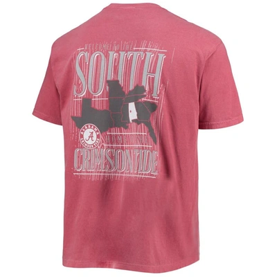 Shop Image One Crimson Alabama Crimson Tide Comfort Colors Welcome To The South T-shirt
