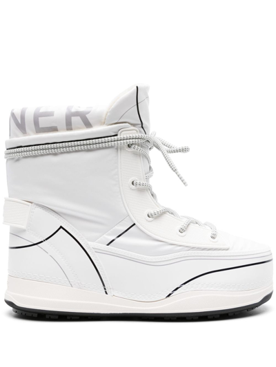 Shop Bogner Fire+ice Verbier 1 Snow Boots - Women's - Fabric/rubber/polyurethane In White