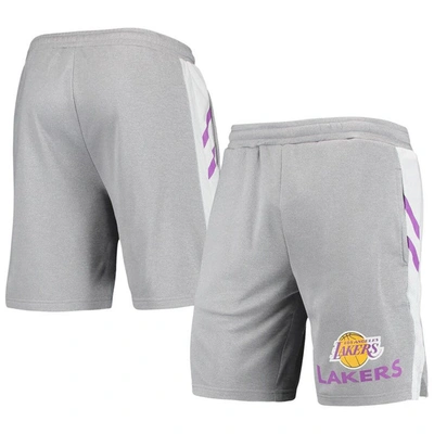 Shop Concepts Sport Gray Los Angeles Lakers Stature Shorts