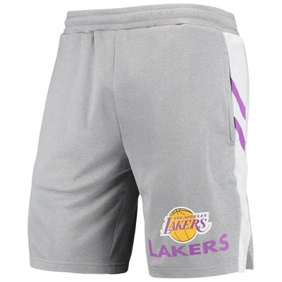 Shop Concepts Sport Gray Los Angeles Lakers Stature Shorts