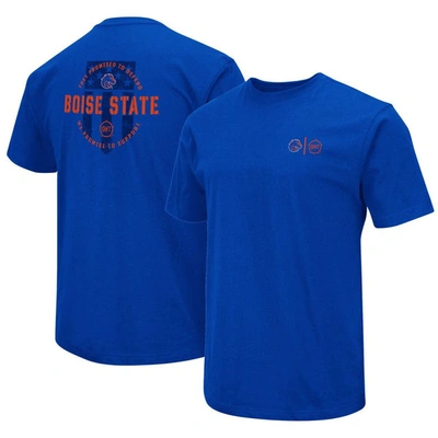 Shop Colosseum Royal Boise State Broncos Oht Military Appreciation T-shirt