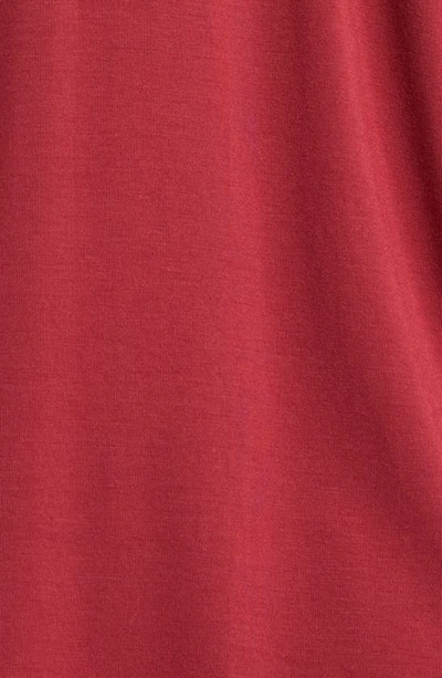 Eberjey Gisele Jersey Knit Pajamas In Sangria/ Ivory