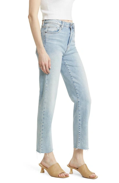 Hidden Jeans Clean Straight Leg Jeans In Light Wash