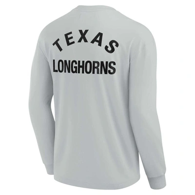 Shop Fanatics Signature Unisex  Gray Texas Longhorns Elements Super Soft Long Sleeve T-shirt