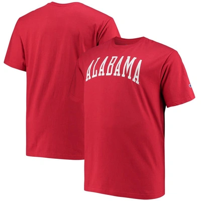 Shop Champion Crimson Alabama Crimson Tide Big & Tall Arch Team Logo T-shirt
