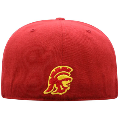 Shop Top Of The World Cardinal Usc Trojans Team Color Fitted Hat