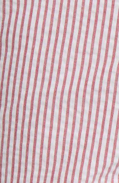 Shop Berle Seersucker Shorts In Red