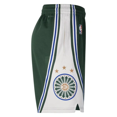 Shop Nike Green Detroit Pistons 2022/23 City Edition Swingman Shorts