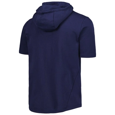 Shop Levelwear Navy Houston Astros Recruit Full-zip Short Sleeve Hoodie