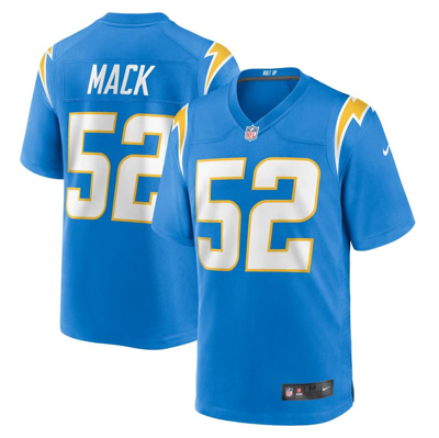 Shop Nike Youth  Khalil Mack Powder Blue Los Angeles Chargers Game Jersey
