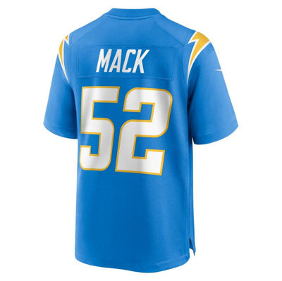 Shop Nike Youth  Khalil Mack Powder Blue Los Angeles Chargers Game Jersey