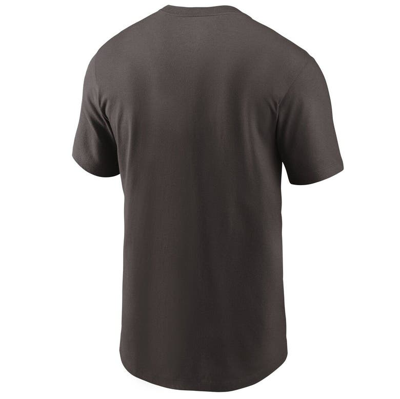 Shop Nike Brown Cleveland Browns Team Wordmark T-shirt