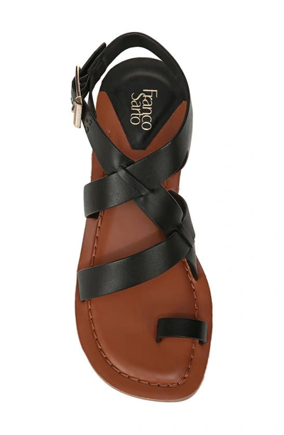 Franco Sarto Ina Toe Loop Sandal In Black