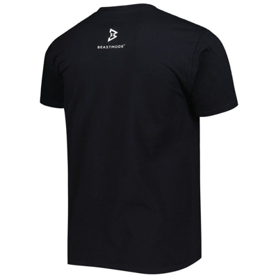Shop Beast Mode Black Football T-shirt