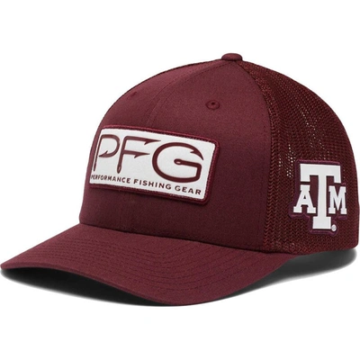 Shop Columbia Maroon Texas A&m Aggies Pfg Hooks Flex Hat