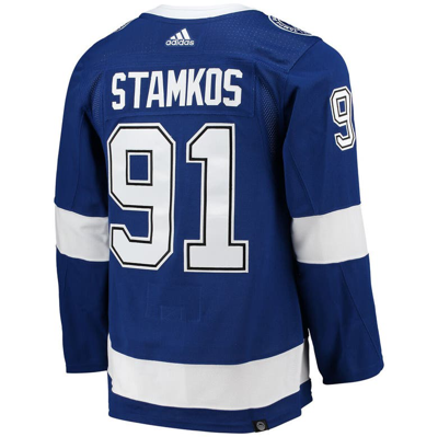 Shop Adidas Originals Adidas Steven Stamkos Blue Tampa Bay Lightning Home Primegreen Authentic Player Jersey