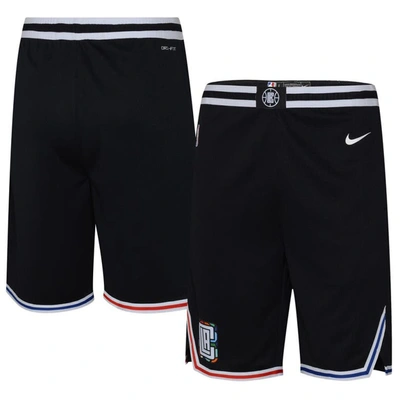 Shop Jordan Brand Youth  Black La Clippers 2022/23 City Edition Swingman Shorts