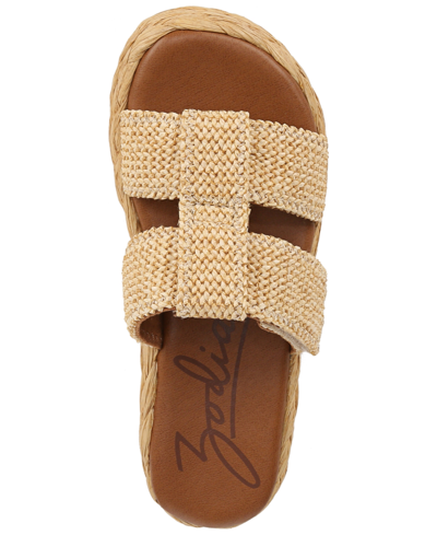 Shop Zodiac Women's Izzy Espadrille Platform Wedge Sandals In Beige