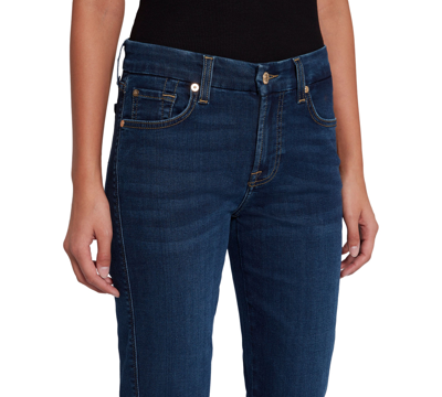 Shop 7 For All Mankind Women's Kimmie Straight-leg Jeans In Indigo Rinse