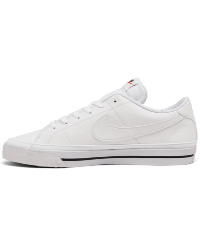 Shop Nike Men's Court Legacy Next Nature Casual Sneakers From Finish Line In White