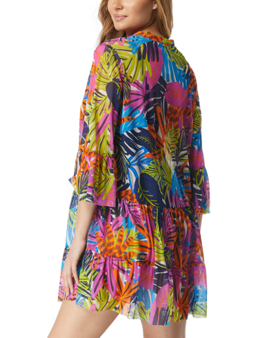 Shop Coco Reef Women's Enchant Printed Cover-up Dress In Multi