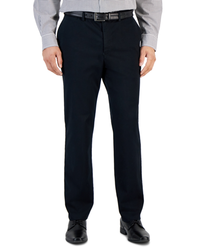 Shop Alfani Men's Easy Stretch Pants, Created For Macy's In Deep Black