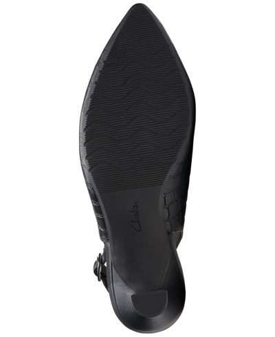 Clarks Women's Kataleyna Step Pointed-toe Slingback Pumps In Blue Grey