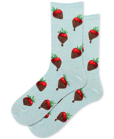 Shop Hot Sox Women's Chocolate Covered Strawberries Crew Socks