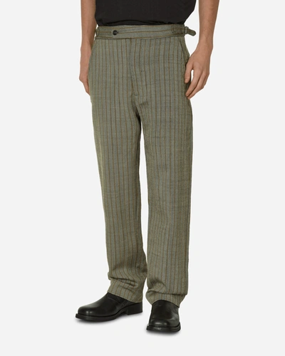 Shop Bode Woodstock Stripe Trousers In Multicolor