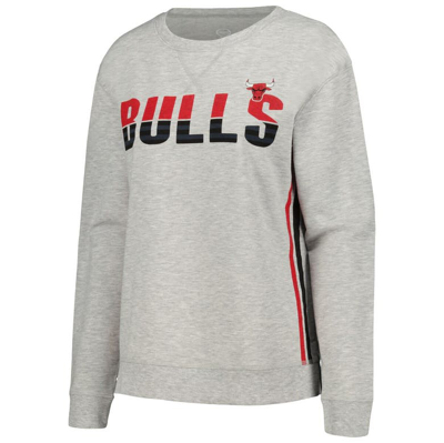 Shop Concepts Sport Gray Chicago Bulls Cedar Long Sleeve T-shirt & Shorts Sleep Set