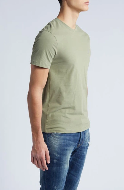 Shop Allsaints Brace Tonic Slim Fit Cotton T-shirt In Sylvan Green