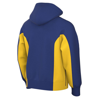 Shop Nike Royal Golden State Warriors 2023/24 Authentic Showtime Full-zip Hoodie