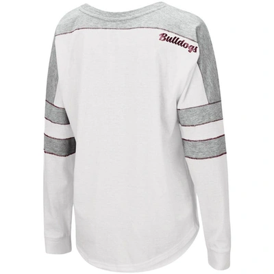 Shop Colosseum White Mississippi State Bulldogs Trey Dolman Long Sleeve T-shirt